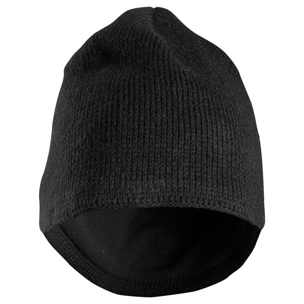 "Snickers Workwear fleece-lined beanie for cold weather"