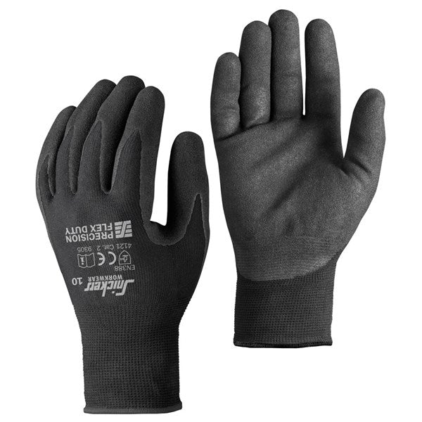 Professional work gloves with nitrile foam palm coating"