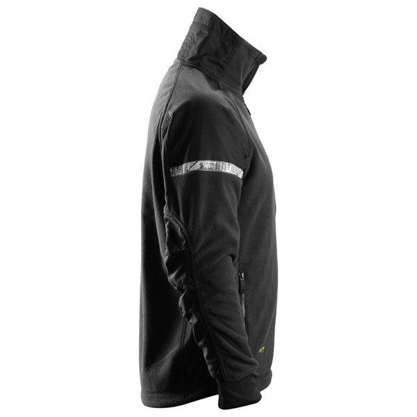 Reflective details on durable fleece jacket with zipped pockets.