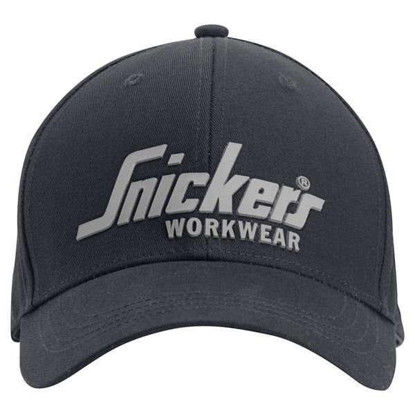 Classic 6-Panel Cap with pre-curved visor by Snickers Workwear"