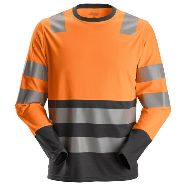 High-Vis Long Sleeve T-Shirt Class 2 - Front View"