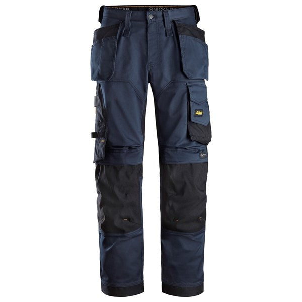 "Comfortable loose fit work trousers with tool holders and cargo pocket"
