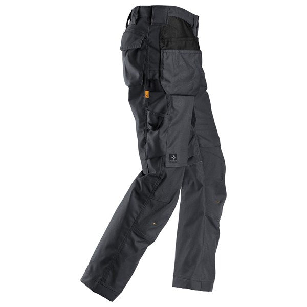 "Work trousers featuring ventilation openings and functional storage"