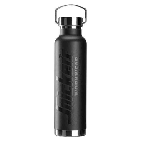 Double-Wall Insulated Vacuum Bottle with stainless steel construction"