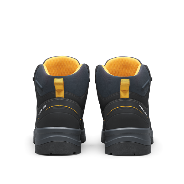 High-performance safety boots with moisture-wicking lining and soft nail protection.