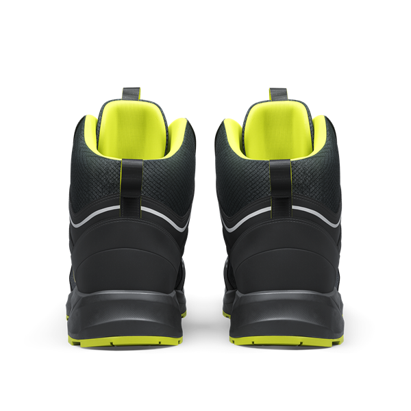 High-performance safety boots with moisture-wicking lining and soft nail protection