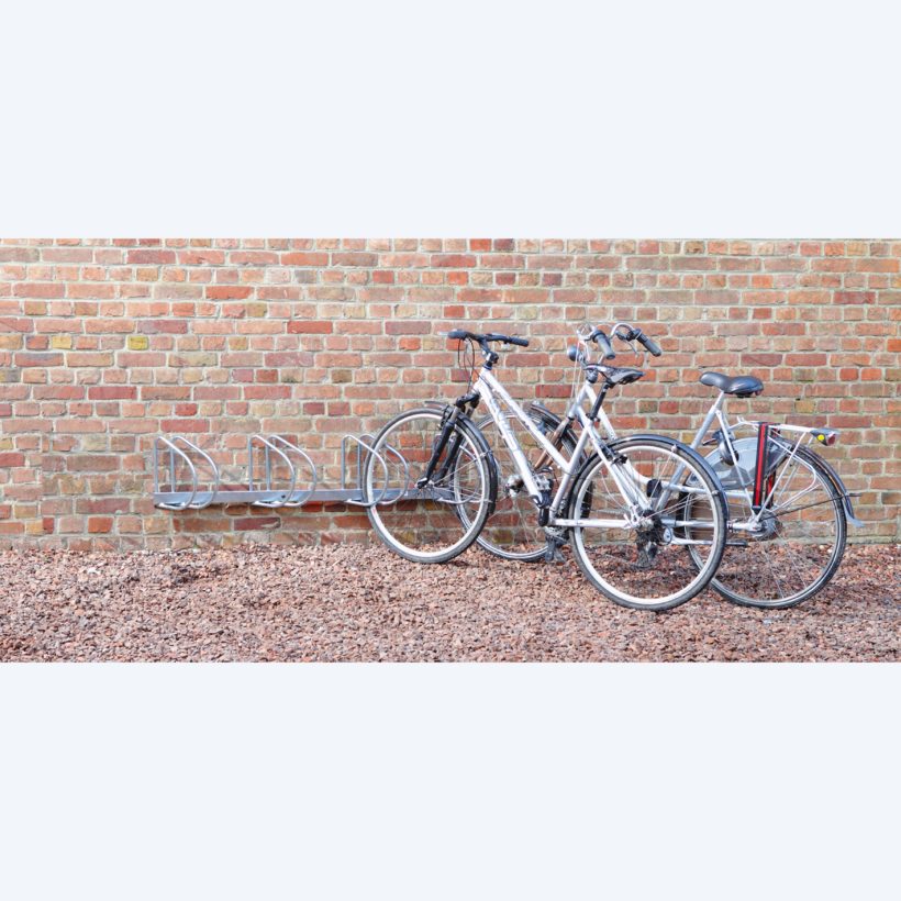 4-Head Wall Bike Rack