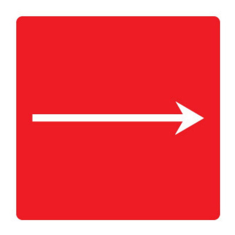 Arrow Straight Sign