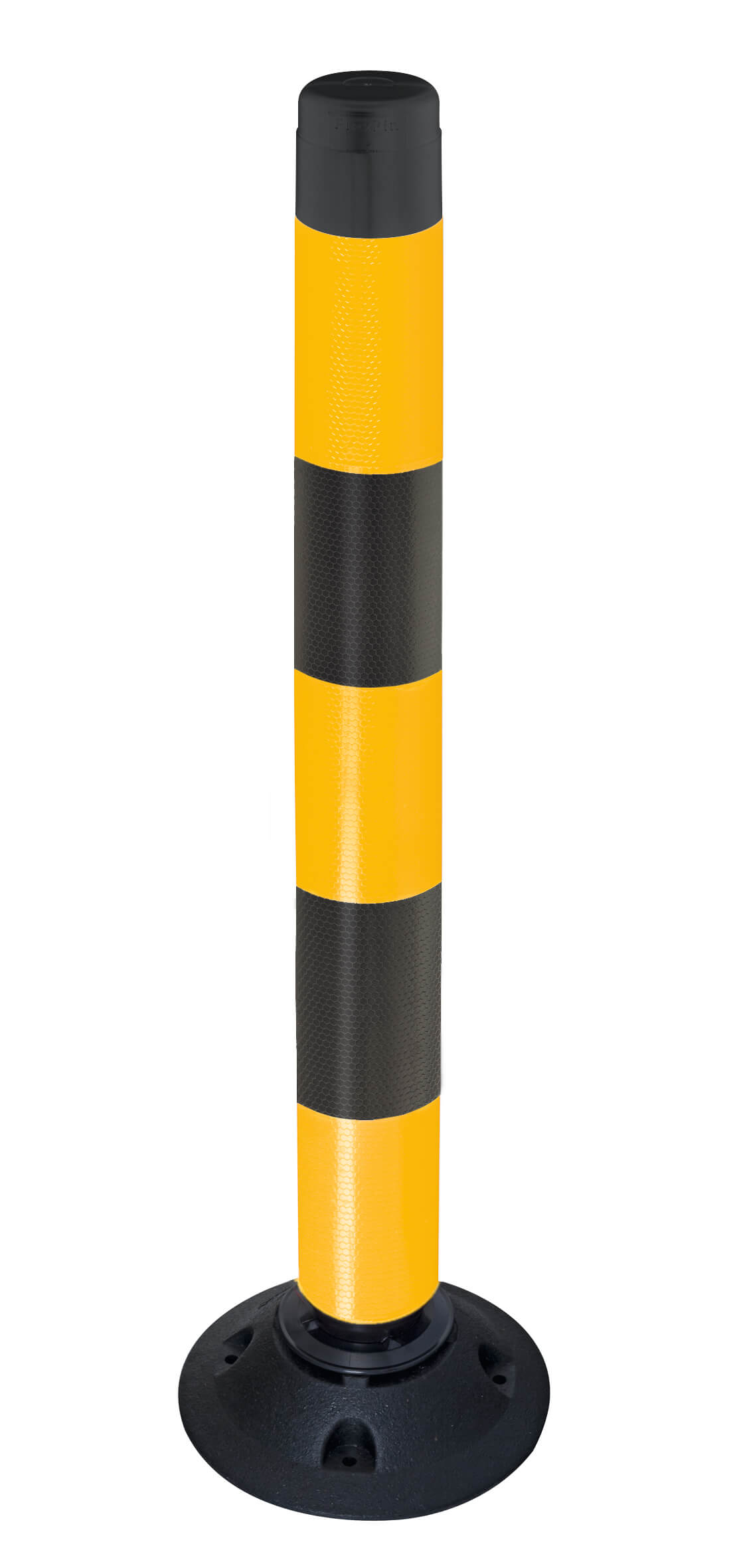 Autobahn Reflective Flexible Post - Black/Yellow | Pittman