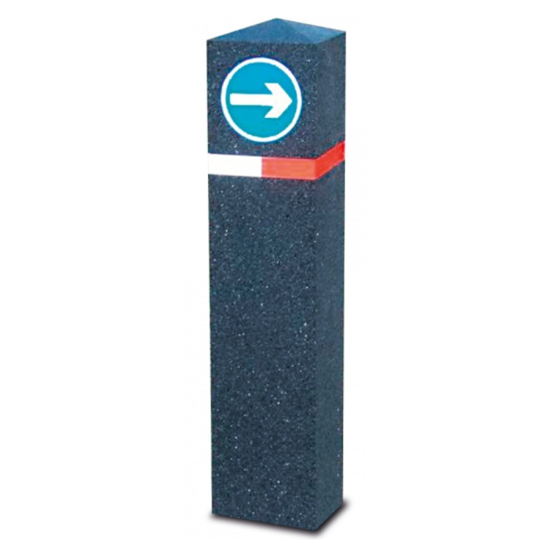 Berkeley Recycled Rubber Bollard