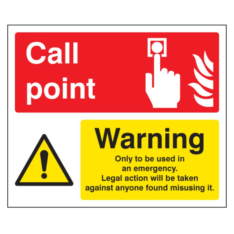 Call Point / Warning Sign