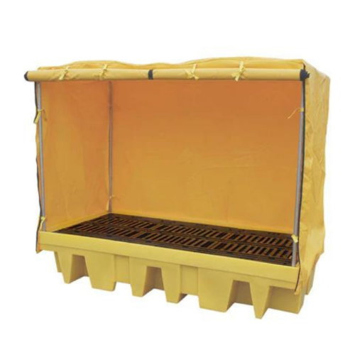 IBC Spill Pallet With Frame & Cover