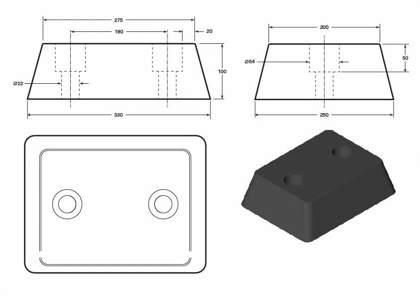 Economy Dock Bumper