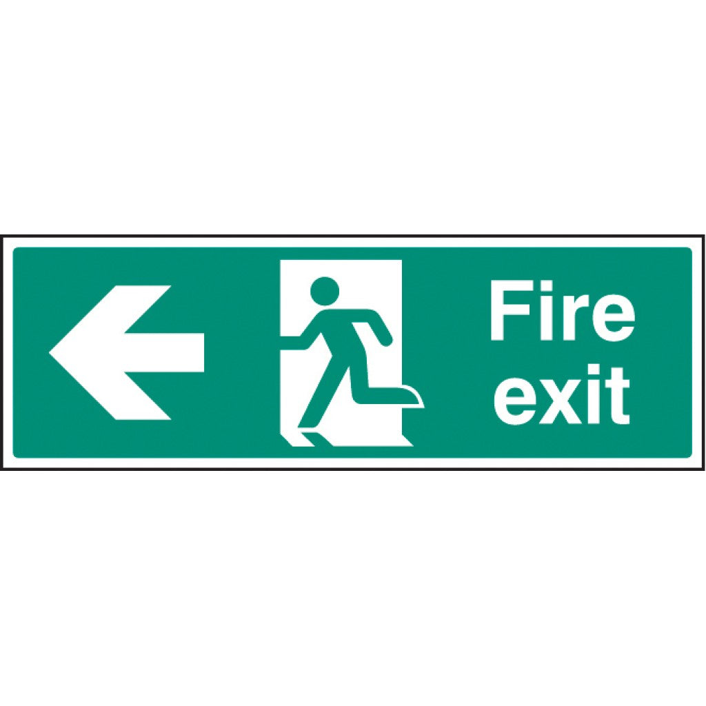 Fire Exit - Left Safety Sign