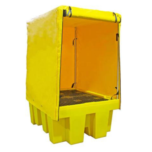 IBC Spill Pallet With Frame & Cover