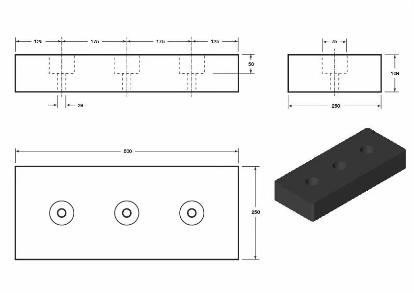 Tall Dock Bumper