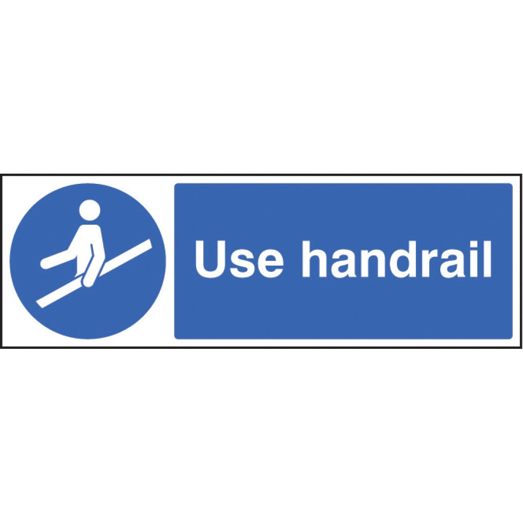 Use Handrail Mandatory Sign