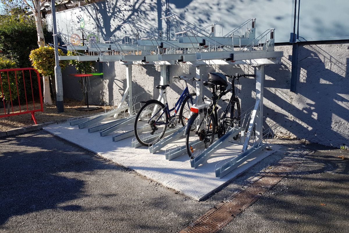 secure and accessible bike racks