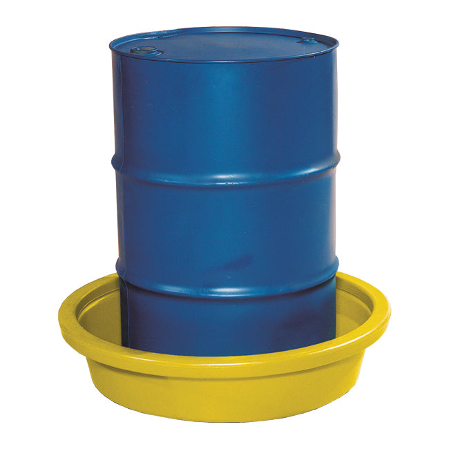 Yellow drum tray with one drum on top