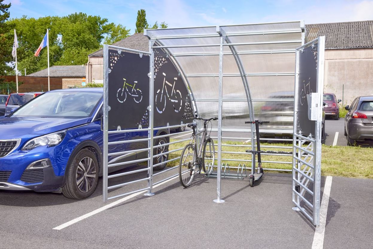 Calais Compact Secure Cycle Shelter Pittman