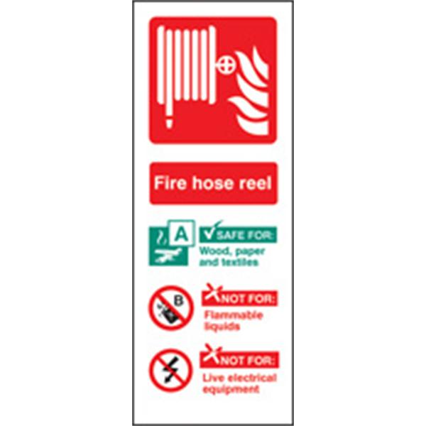 Hose Reel Identification Sign