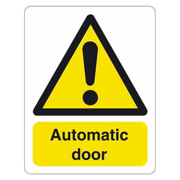 Automatic Door 300 x 200mm Signage | Pittman