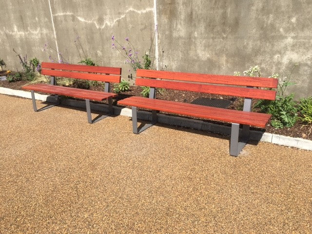 Riga Wooden Park Bench